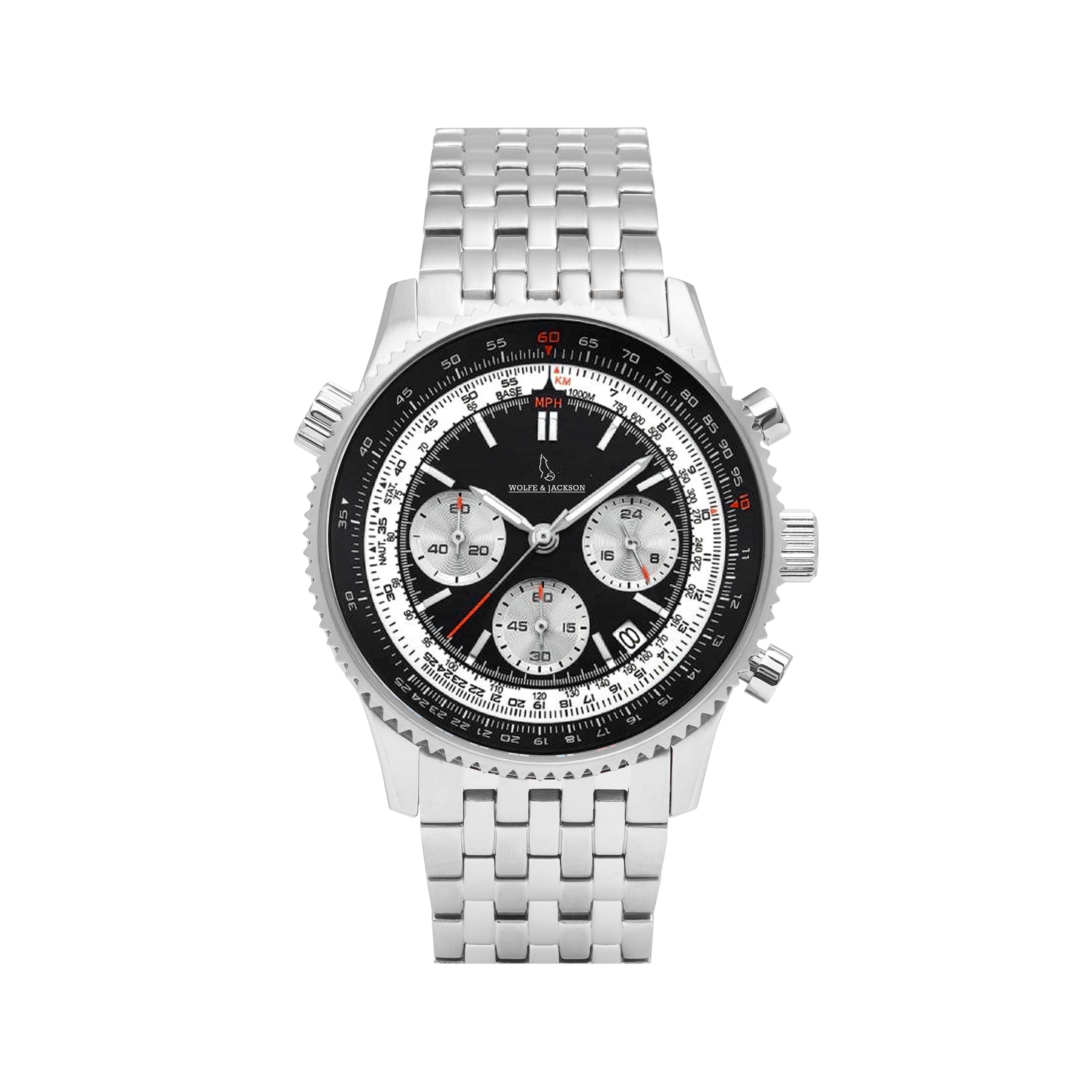 Meridian Bracelet Pilot 42mm Black