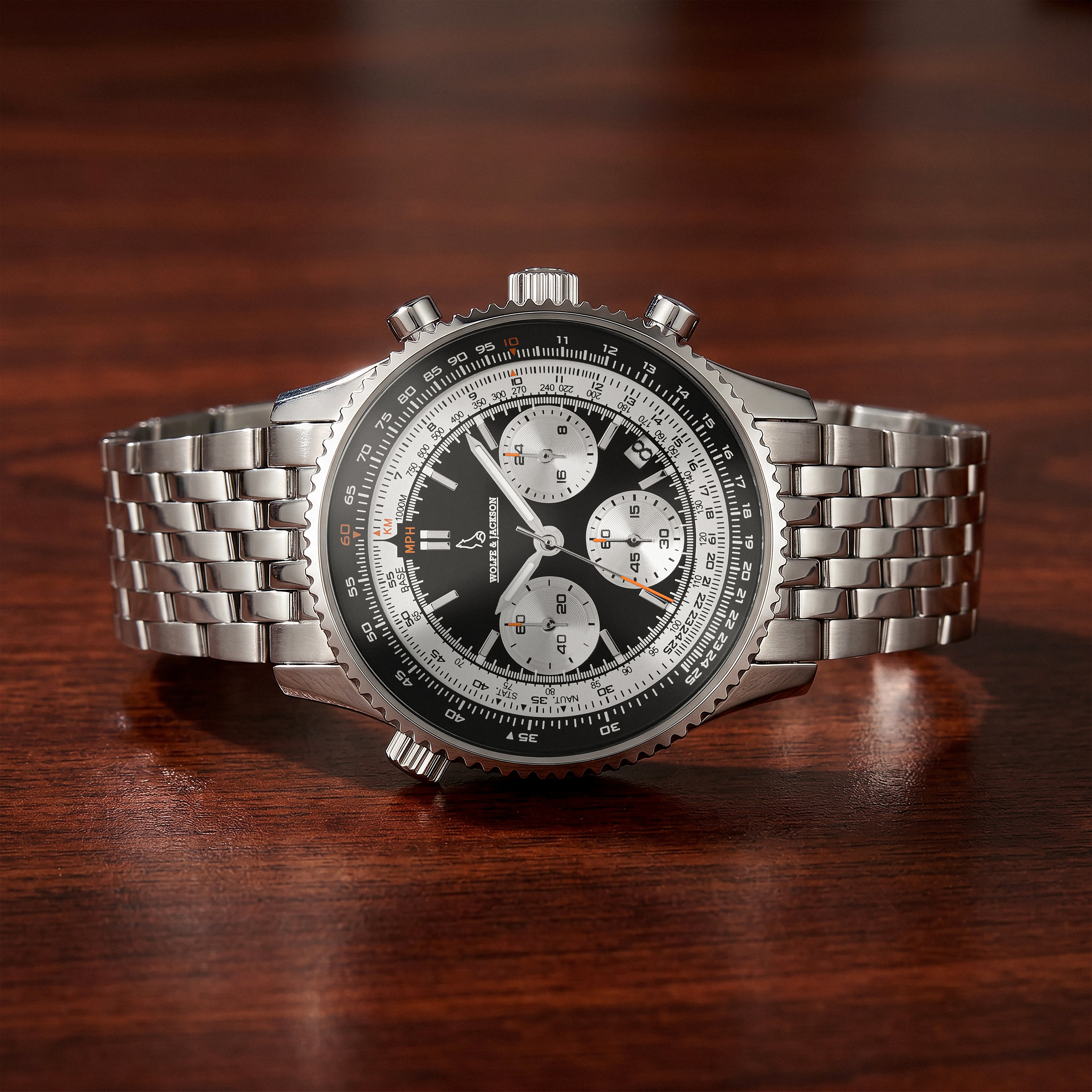 Meridian Bracelet Pilot 42mm Black