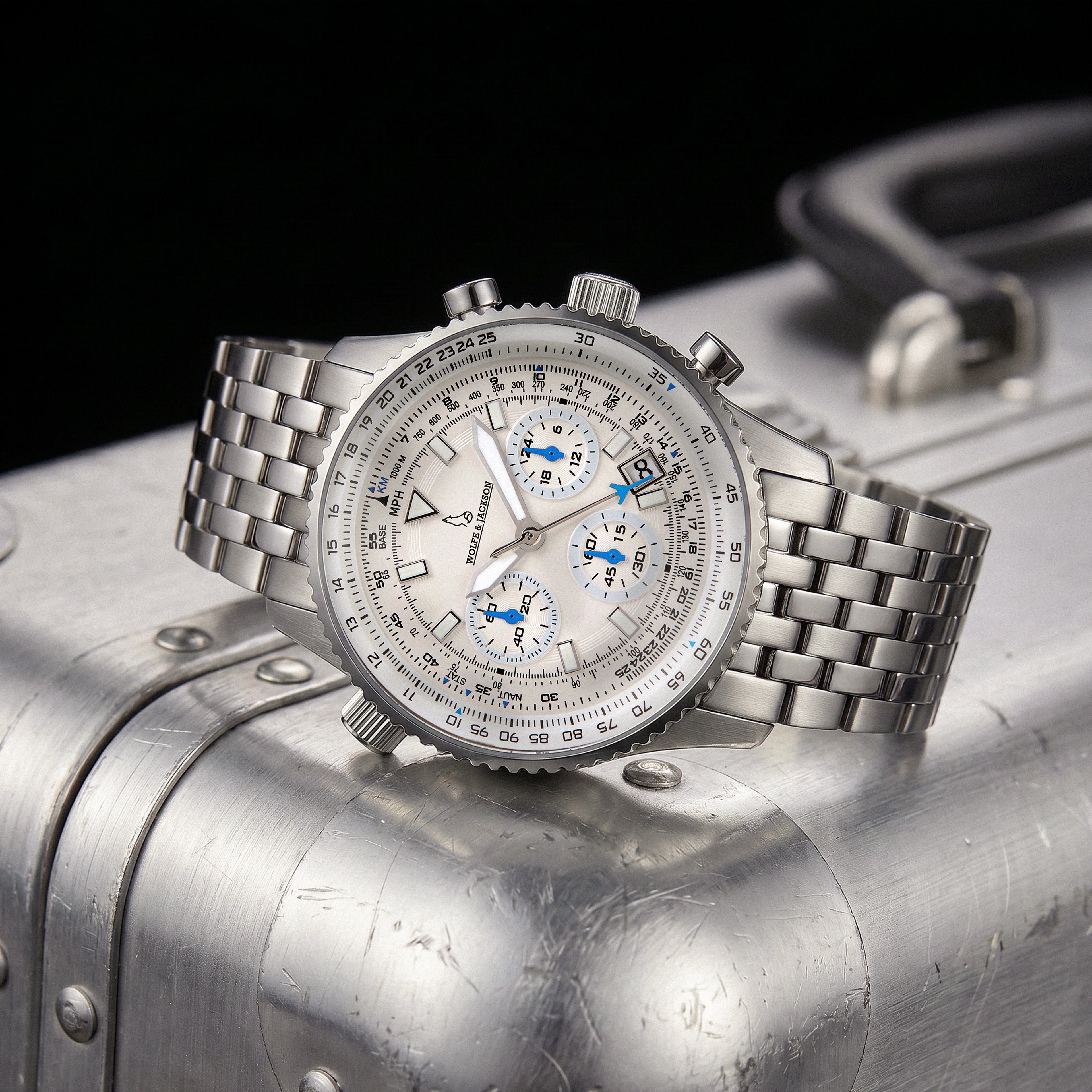 Meridian Bracelet Pilot 42mm White
