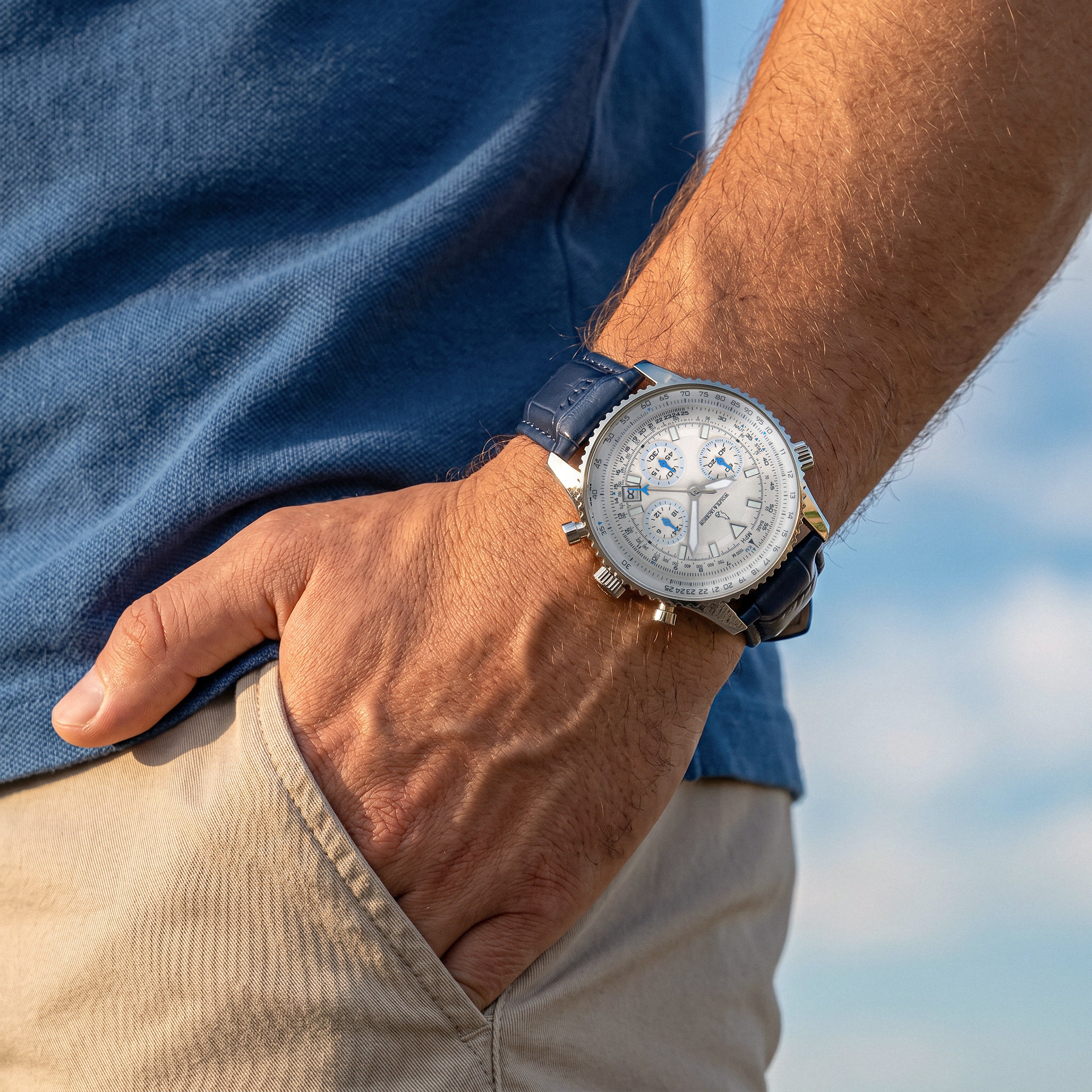 Navigator Pilot 42mm Blue