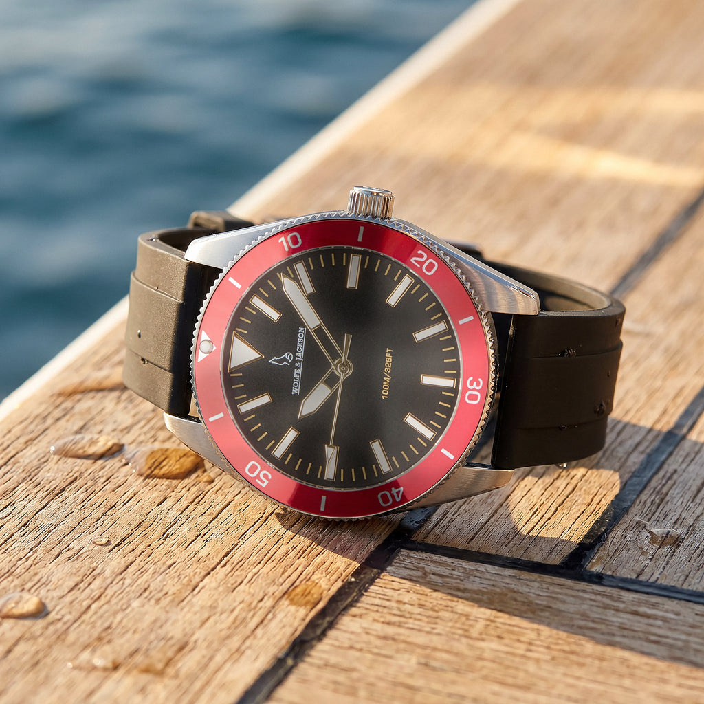 Campfield Diver 40mm Red